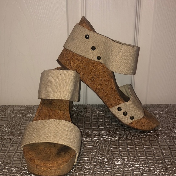 Lucky Brand Shoes - ☘️Lucky Brand Wedge Sandals🍀